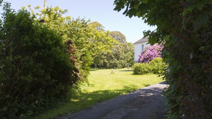 Located at the end of a private entrance drive the House cannot be easily seen from the lane