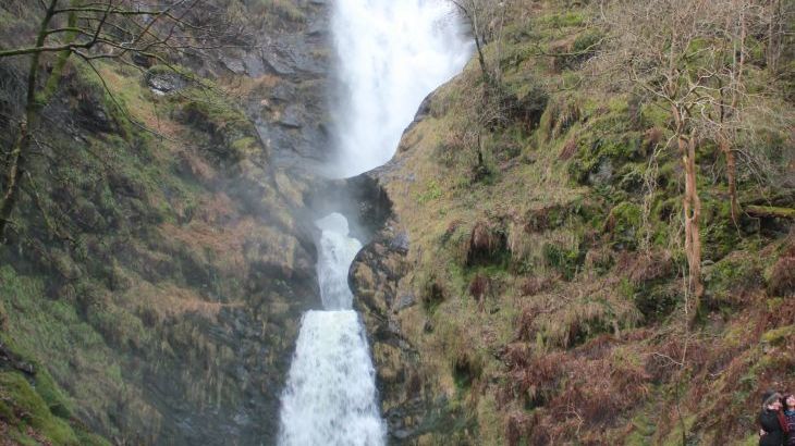 Waterfall one of the 10 wonders of Wales