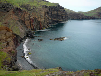 volcanic black beach madeira