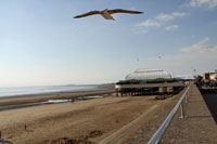 beach at Burnham on Sea Somerset